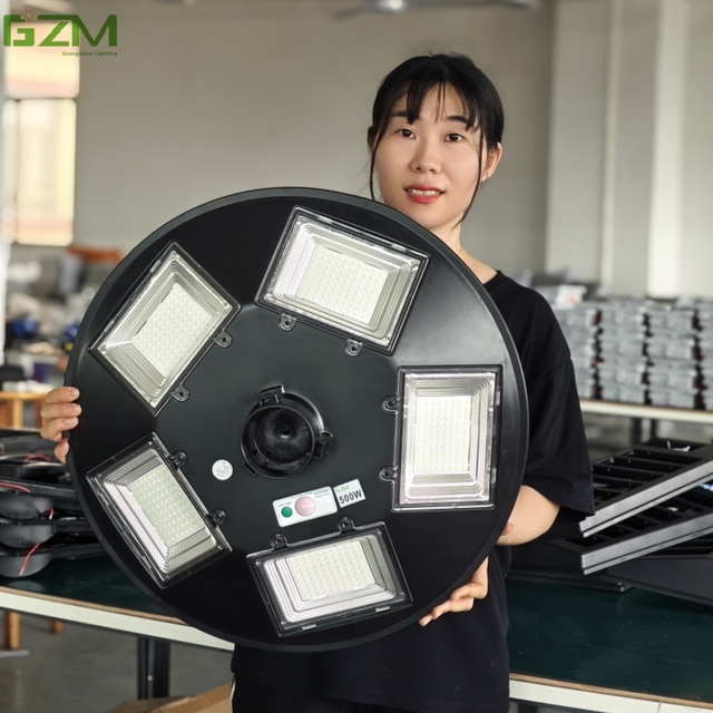 Solar Outdoor Courtyard Light Community High-power ultra Bright High Pole Landscape UFO Street Light