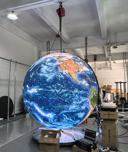 Écran LED couleur pleine résolution P1.25 flexible et souple, globe vidéo numérique <span class=keywords><strong>3D</strong></span> à 360 degrés, utilisation en intérieur, OEM - Product Image 6