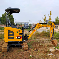 Mini-excavatrice d'occasion de marque chinoise SANY 18U, SY26U, SY35U, SY55U, mini-excavatrice sur chenilles en bon état à vendre à prix réduit