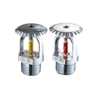 Système automatique de sprinkler vertical en fonte malléable argenté durable fabriqué en Chine, équipement d'extinction d'incendie de haute qualité