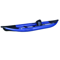Kayaks gonflables pliables pour la pêche en eau vive, kayak de pêche BS personnalisé, 1 pièce, 18kg, 1 personne, point de chute, kayak