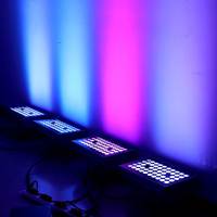 Iluminación LED para Arquitectura Exterior, Paisajismo, DMX512RGB, DC24V, IP65, 72W, Ángulo de Haz de 30-60°, Acero Inoxidable, Proyector Regulable