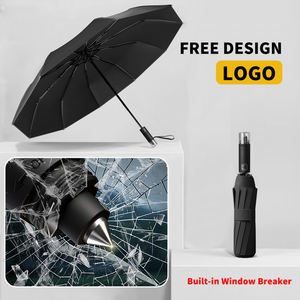 Parapluies en gros, créatifs et sûrs, avec brise-vitre intégré, pliables en trois sections, automatiques, sans commande, sans matériau, pour hommes, pour voiture, origine [indiquer l'origine si connue] - Product Image 1