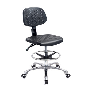 Hewei Industrial Chair IC141 PU Adjustable Height Swivel With Casters For Workshop Laboratory Use - Product Image 2