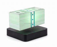 Lampe à lévitation magnétique avec design de billet de banque flottant, commande tactile, pour la maison, le bureau, cadeau
