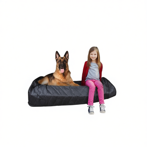 Housse de siège auto pour chien, protection de siège arrière rigide pour voitures et SUV, style hamac rectangulaire, accessoire de voyage pour animaux de compagnie en polyester - Product Image 1