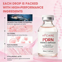 Soin quotidien de la peau du visage, sérum ampoule organique PDRN, réparation hydratante anti-âge, sans sulfate, vitamine E, acide hyaluronique, sérum pour le visage