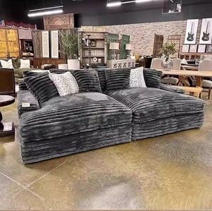 بيع بالجملة أثاث غرف معيشة عصري، أريكة على شكل حرف <span class=keywords><strong>L</strong></span>، كنبة مضغوطة تتحول إلى سرير، أريكة مقطعية إسفنجية قابلة للضغط - Product Image 5