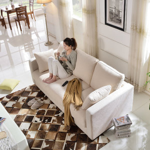 Sofás Esquineros Modernos de 1, 2 y 3 Plazas, Cómodos y Agradables al Tacto, en Tela de <span class=keywords><strong>Lino</strong></span> y Algodón, Venta al Por Mayor de Fábrica 2026 - Product Image 5