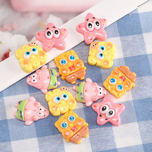 Adornos de resina de dibujos animados para bebés, accesorios de plástico hechos a mano para pinzas de pelo - Product Image 4