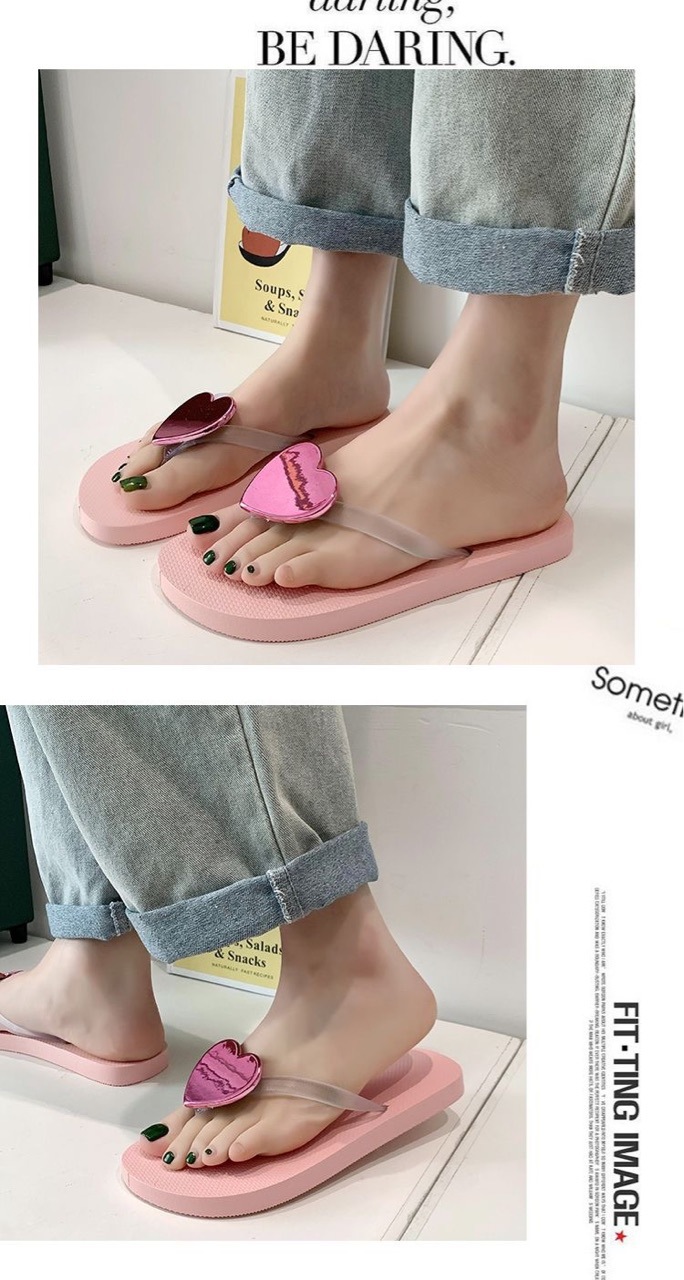 Women Shoes for Holiday PVC Flip Flops Casual Slippers Slides for Girls Platform Sandals