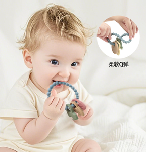 Mordedor de Silicona de Grado Alimenticio Libre de BPA de Bimier, Juguete Sensorial con Forma <span class=keywords><strong>para</strong></span> Aliviar las Encías de los Bebés, Color Personalizado, 0-24 Meses, Regalo <span class=keywords><strong>para</strong></span> Recién Nacidos - Product Image 6