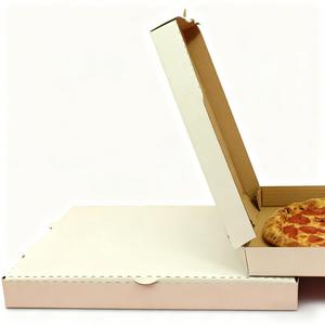 Boîte d'emballage pour <span class=keywords><strong>pizza</strong></span> de marque, personnalisée avec logo, isolée thermiquement, écologique, en kraft, pour emporter - Product Image 3