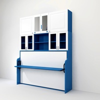 Meuble mural multifonctionnel pliable pour lit escamotable, à rabat latéral, style bureau caché, accessoires de quincaillerie pour meubles de laboratoire