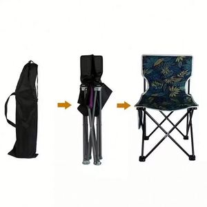 Chaise pliante de camping portable robuste, professionnelle, haute pression, compacte, universelle, durable, pour loisirs en extérieur - Product Image 4