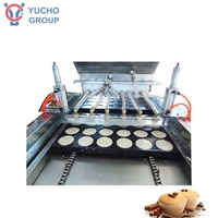 Ligne de production de machine de fabrication automatique de pain et de gâteau, prix d'usine