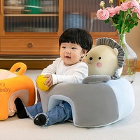 Fauteuil inclinable doux pour bébé, siège de soutien pour nourrissons de 3 à 12 mois, cadeau pour chambre à coucher, motif lion