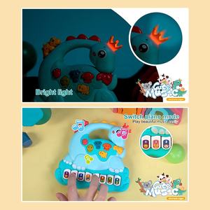 Jouets de clavier musical intelligent pour l'éducation précoce Samtoy, instruments pour bébés, orgue électronique <span class=keywords><strong>anglais</strong></span> avec <span class=keywords><strong>musique</strong></span> - Product Image 4