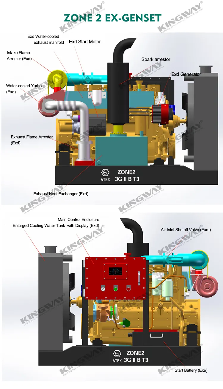 Direct factory sale price diesel generator price Zone 2 area platform offshore top quality