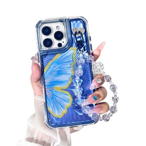 <span class=keywords><strong>Funda</strong></span> Triple para Teléfono con Cordón, Diseños de Mariposas Pintados con UV Personalizados, Venta Caliente en Sudamérica, <span class=keywords><strong>Funda</strong></span> para Teléfono al por Mayor de Fábrica - Product Image 5