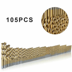 Metric Jobbers Length <b>Drill</b> <b>Bits</b> 105pcs TiCN Coated Hex Shank For Steel Drilling - Product Image 4