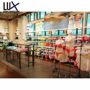 Tùy chỉnh chất lượng cao Lux thương hiệu trang phục cửa hàng đồ đạc đồ nội thất hiển thị giá tủ cửa hàng thiết kế đồ lót áo ngực giới thiệu - Product Image 2