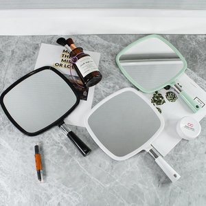 Wholesale <strong>Square</strong> Handheld Makeup <strong>Mirror</strong>, Custom Logo Private Label Portable for Eyelash Extension Salon Gift Bulk CosmeticMirror - Product Image 2