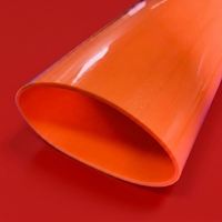 Manchon en silicone haute température grand diamètre, isolant, résistant à l'ozone, pour rouleau de machine à corona