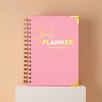 Carnet de planification beauté A5 de luxe personnalisé, impression par sublimation de haute qualité, nouvelle arrivée, couverture en tissu PP avec logo, reliure agrafée