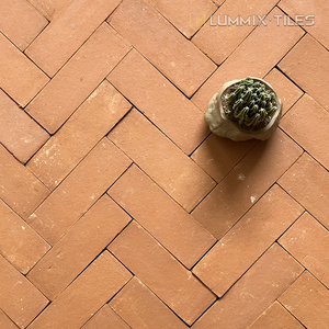 Carreaux de terre cuite faits à la main de qualité supérieure, géométriques et irréguliers, pour espaces rustiques - Product Image 6