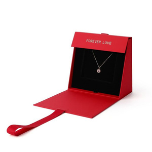 Exposiciones de joyería Cartón <span class=keywords><strong>Calendario</strong></span> de Navidad Caja de regalo Tapa Regalo de Navidad grande Collar Caja Embalaje, Caja de regalo decorativa - Product Image 4