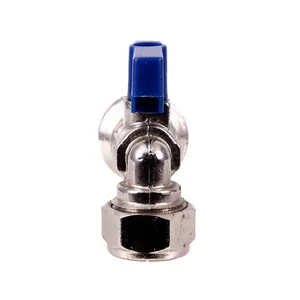 Hot Sale OEM 15mm * 3/4" Inch Wash Machine Zinc Brass Angle and Straight Valve Ball Valve