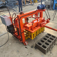 Machine mobile Offre Spéciale de fabrication de blocs creux en béton d'Haïti Machine à briques diesel pour le stockage de briques pleines