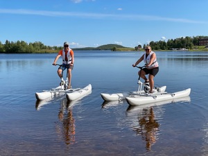 Bateau à pédales flottant gonflable, vélo d'eau, vélo, promotion, nouvelle collection 2022 Livraison directe Entrepôt de l'UE - Product Image 2