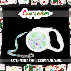 สายจูงสุนัขแบบยืดหดได้รุ่นใหม่ล่าสุดจากโรงงาน <span class=keywords><strong>Kingspeed</strong></span> ลายป่าฝนสุดหรู ปรับความยาวได้ พร้อมเชือกผูกแบบสั่งทำพิเศษ พิมพ์โลโก้สีตามต้องการ ผลิตจากไนลอน 100% - Product Image 2