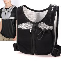 Nouveau sac de course à pied en nylon imperméable pour l'extérieur, sac de sport décontracté, respirant, avec bande réfléchissante, adapté aux hommes et aux femmes