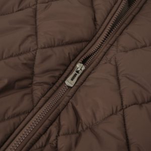Prix de gros Gilet à col montant et manches trois-quarts, <span class=keywords><strong>Manteau</strong></span> élégant pour <span class=keywords><strong>femme</strong></span> automne-hiver, Remise sur commande en gros - Product Image 2