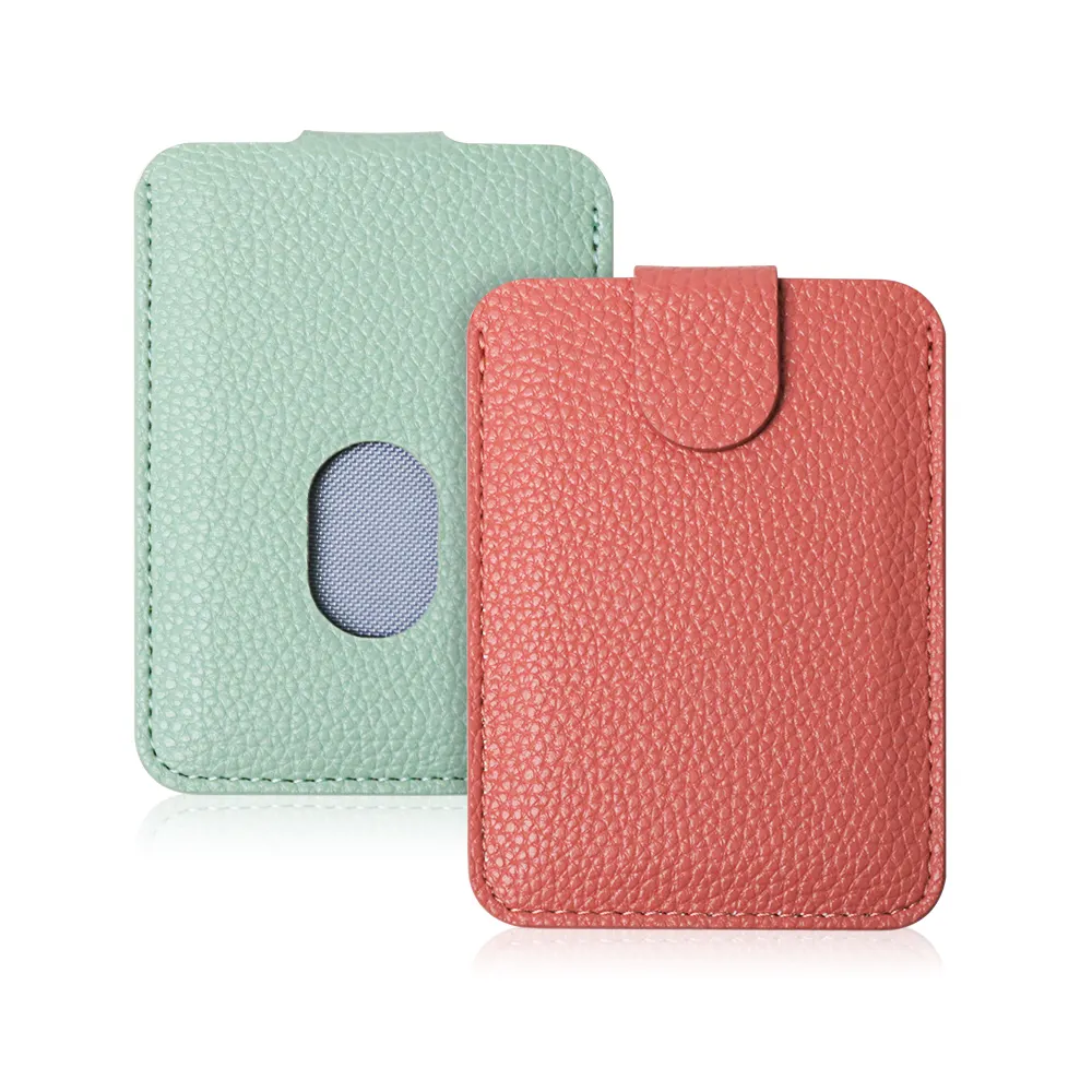 Credit Card Holder Vintage PU Leather Card Wallet RFID Blocking Auto Pop-up Aluminum Card Case