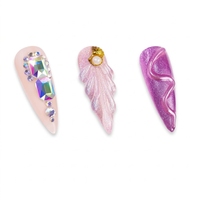 Colle UV pour Ongles, Gel de Fixation Strass, Gel de Montage Diamant 3D, Salon DIY Nail Art