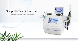 Promo Panas 7 in 1 Alat Analisa Kulit untuk Penggunaan di Rumah, Analisa Kulit Kepala Frekuensi Tinggi dan Mesin Pijat Perawatan Rambut, Colokan US/AU - Product Image 3