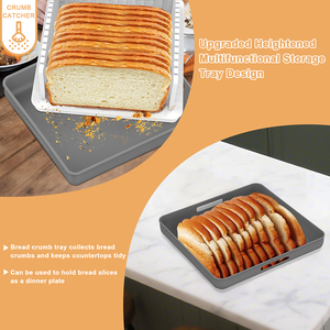 2026 Upgrade <b>Bread</b> Slicer for Homemade Big <b>Bread</b> Adjustable Width Thickness Foldable Compact Cutting Guide - Product Image 3