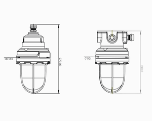 OnElecs IP66 Explosion-Proof Handheld <b>Globe</b> <b>Light</b> Durable and Weather Resistant TR Origin - Product Image 3