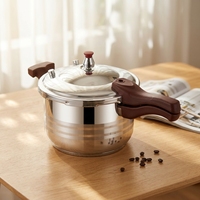 Casserole à pression en acier inoxydable