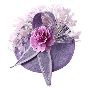 Horse Racing Festival High End Headwear Fashion Hat European American Mesh <strong>Hair</strong> Accessories Bridal Feather <strong>Hair</strong> <strong>Fascinators</strong> - Product Image 6