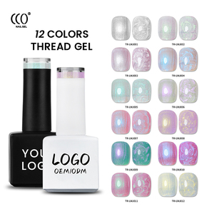 Esmalte de Uñas en Gel UV de Alta Calidad, 12 Colores, Marca Privada, Estilo de Diseñador, para Arte DIY, Lámpara LED, Botella de 15 ml, Envío Gratis Disponible - Product Image 1