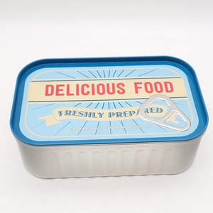 Sinh Thái Thân Thiện Bán Buôn Kim Loại Bao Bì Hộp Rỗng Thực Phẩm Tùy Chỉnh Có Thể Container Kim Loại Tin - Product Image 2