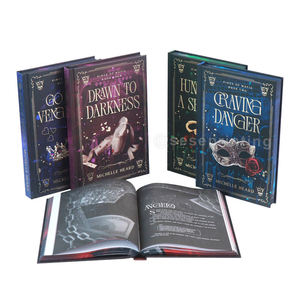 Impresión de Novelas de Mafia de Romance Oscuro con Encuadernación Personalizada, Bordes Pintados, Sección de Bordes Multicolor, Cosido, Edición Especial, Fabricante - Product Image 5