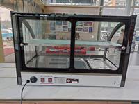 Snack Bar Commercial Poulet Frit Pain Porte En Verre 3 Couches Vitrine Réchauffeur De Nourriture Électrique
