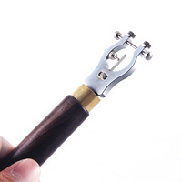 Outil de réglage de l'équilibre de la montre, calibre de correction d'équilibre parallèle, avec poignée en bois portable