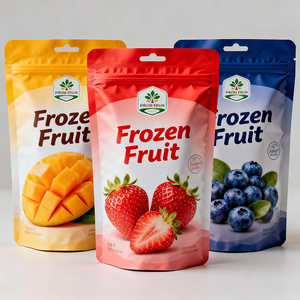 Bolsas de Embalaje Personalizadas de Aluminio con Cierre Zip, Aptas para Alimentos, para Vegetales y <span class=keywords><strong>Frutas</strong></span> <span class=keywords><strong>Congeladas</strong></span> y Deshidratadas - Product Image 4